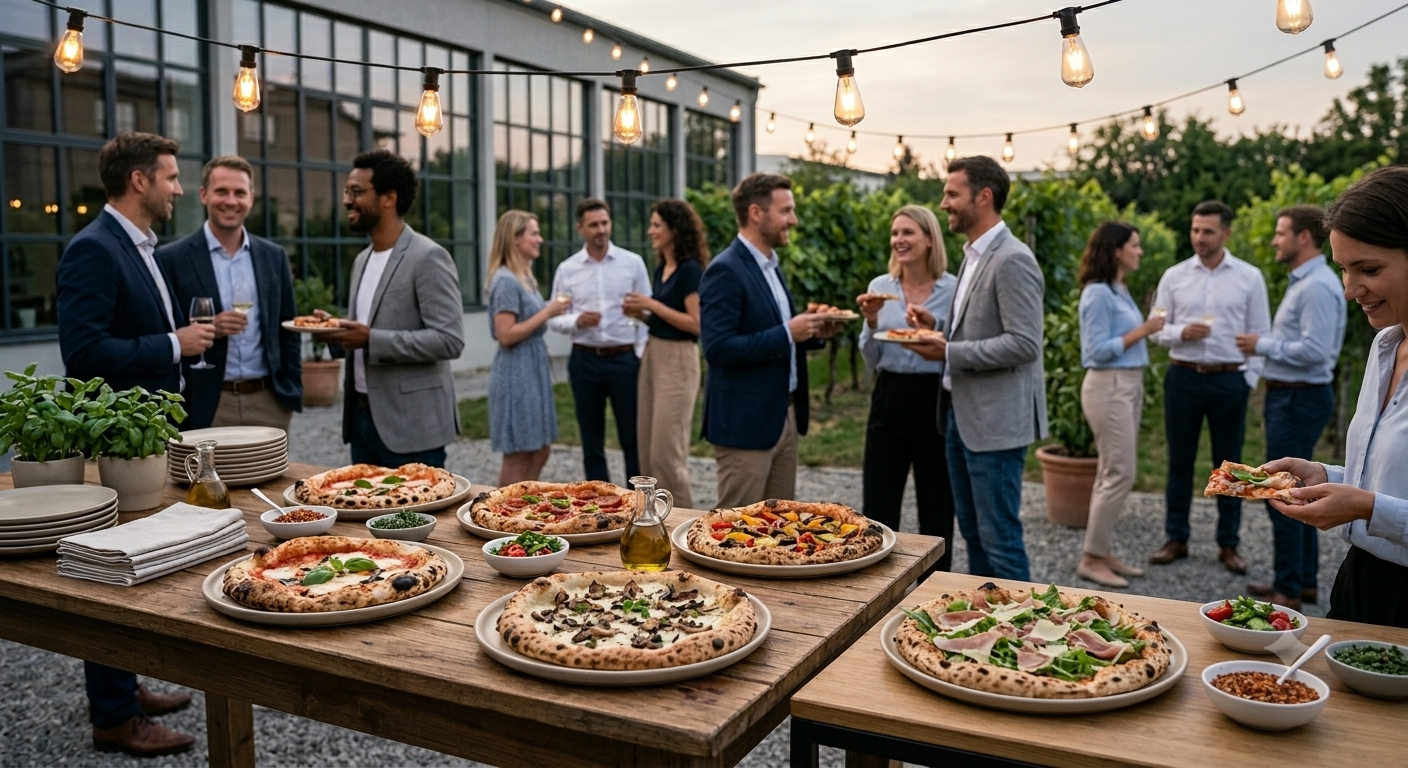 Firmenfest mit Holzofen-Pizza Open-Air